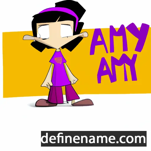 cartoon of the name Ammy