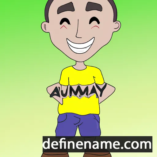 cartoon of the name Amnuay