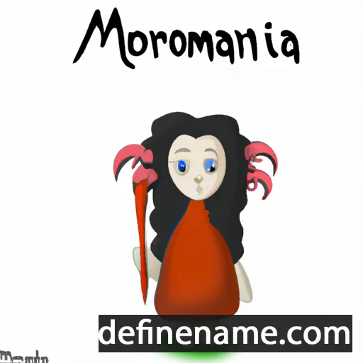 cartoon of the name Amonaria