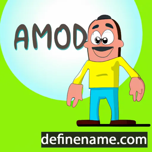 cartoon of the name Amondi