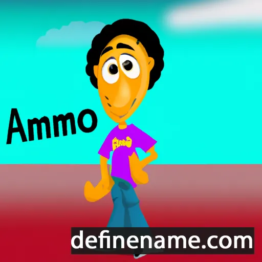 cartoon of the name Amoor