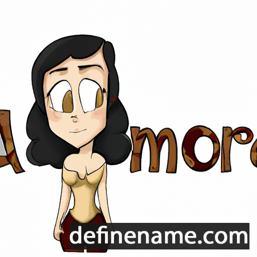 cartoon of the name Amorae