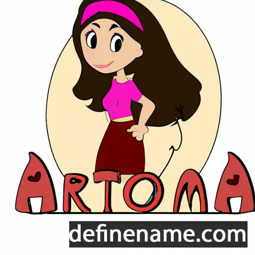 cartoon of the name Amoretta