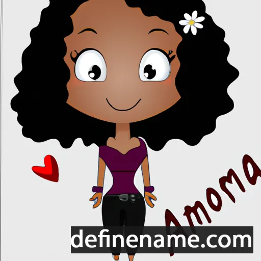 cartoon of the name Amoria