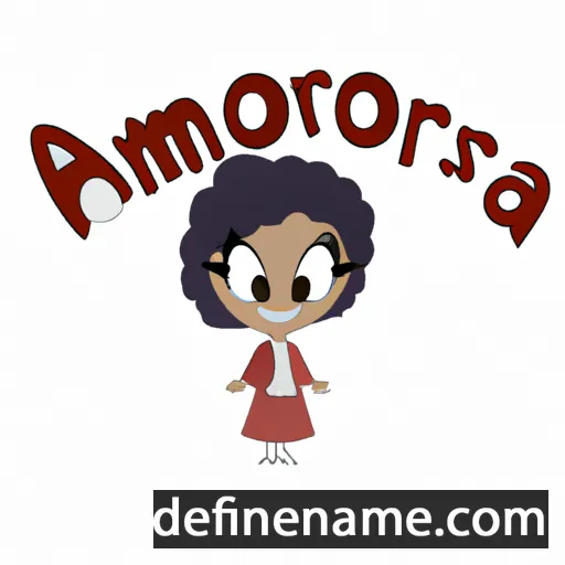 cartoon of the name Amorosa