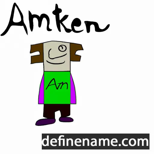 cartoon of the name Amotken