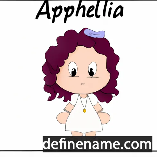 cartoon of the name Ampelia