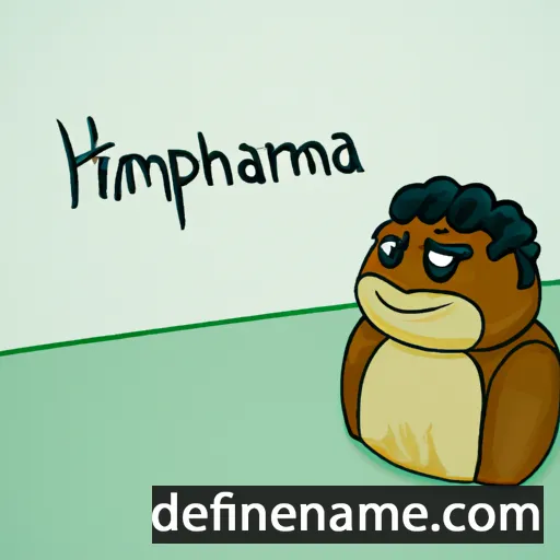 cartoon of the name Amphianax