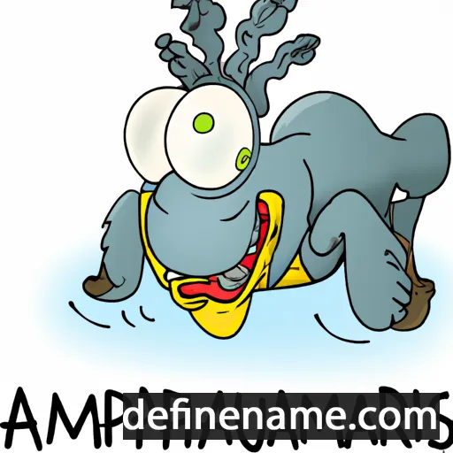 cartoon of the name Amphiaraus