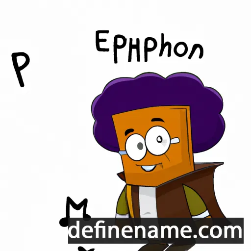 cartoon of the name Amphion