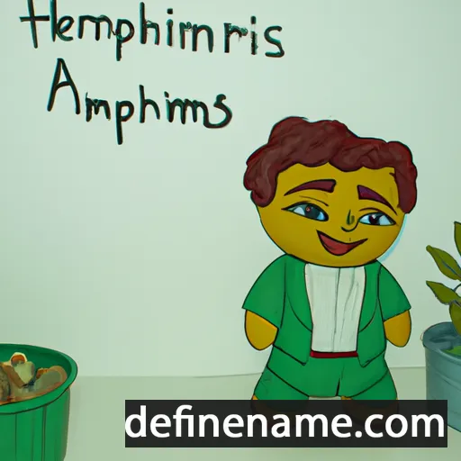 Amphithemis cartoon