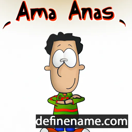 cartoon of the name Amras