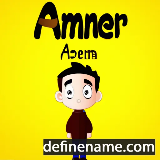 cartoon of the name Amren