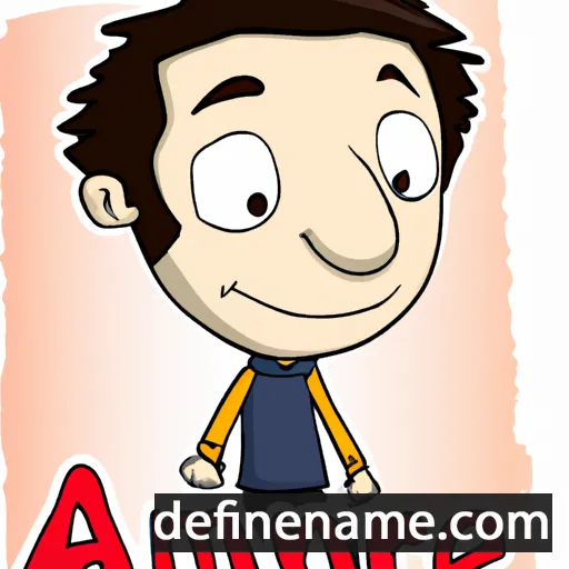 cartoon of the name Amrie