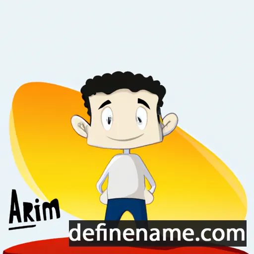 cartoon of the name Amril