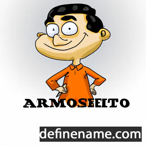 cartoon of the name Amritosh