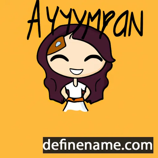 cartoon of the name Amrynn