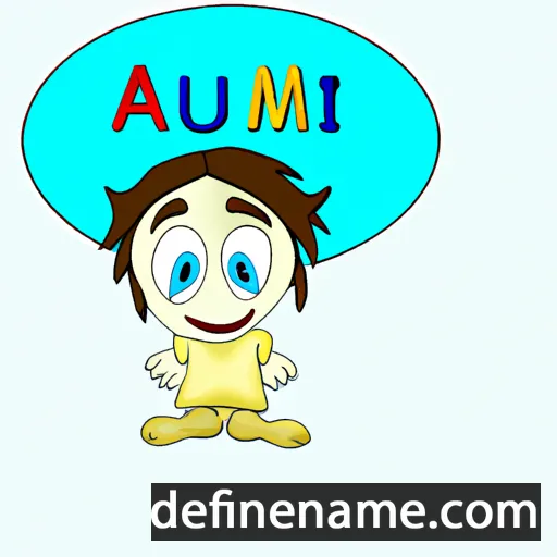 cartoon of the name Amu