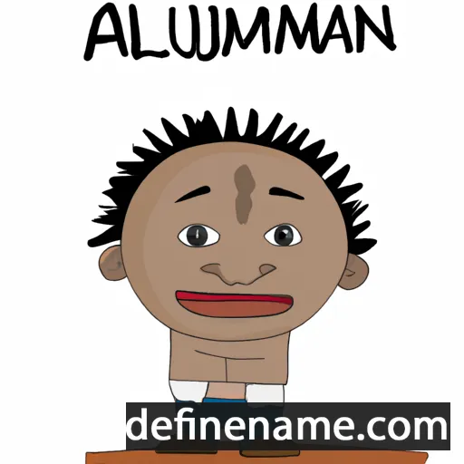 cartoon of the name Amukelani