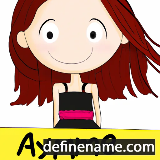 cartoon of the name Amylee