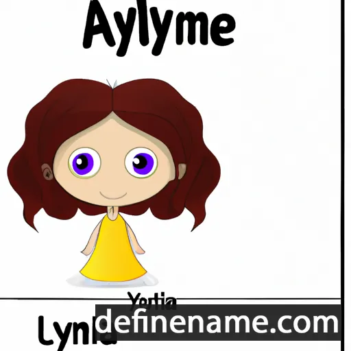 cartoon of the name Amylia