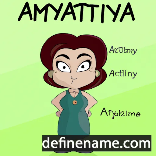 cartoon of the name Amynta