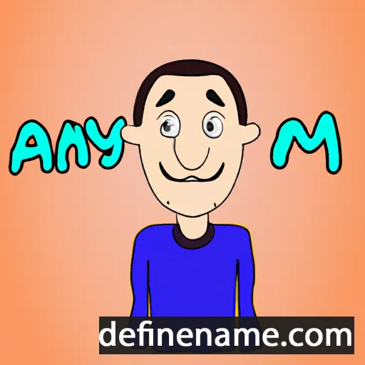 cartoon of the name Amyr