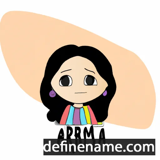 cartoon of the name Amyra