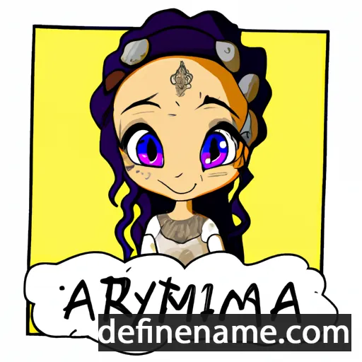 cartoon of the name Amyria