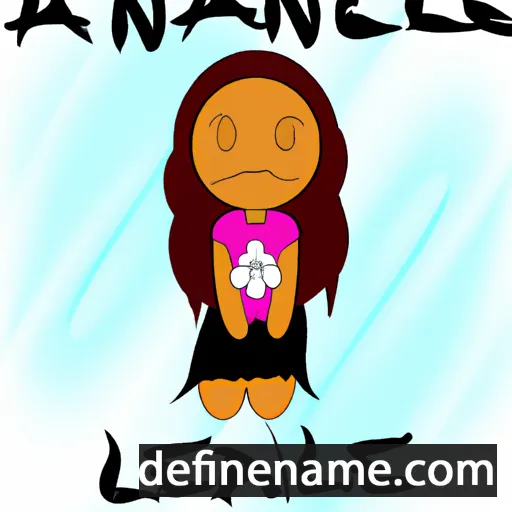 cartoon of the name ʻĀnela