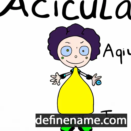 cartoon of the name Ànciula