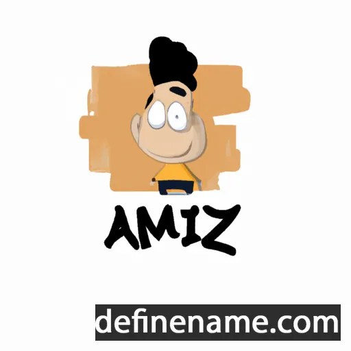 cartoon of the name Amzi