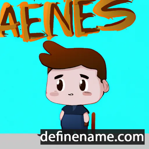 cartoon of the name Añes