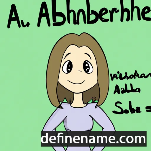 cartoon of the name Anabeth