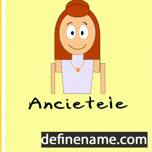 cartoon of the name Anaclette