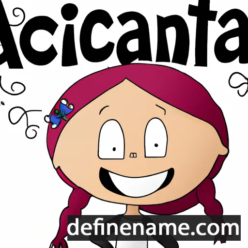 cartoon of the name Anaclita