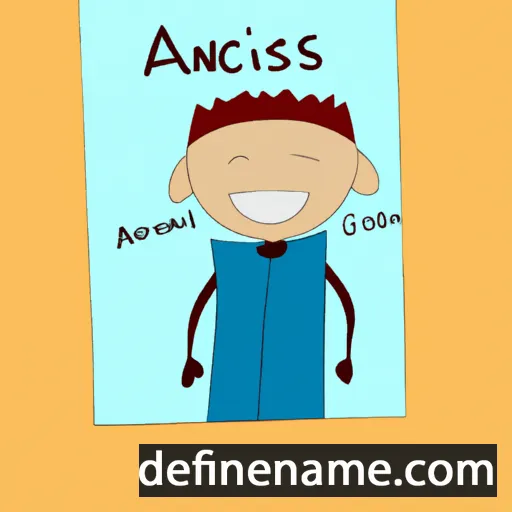 cartoon of the name Anacris