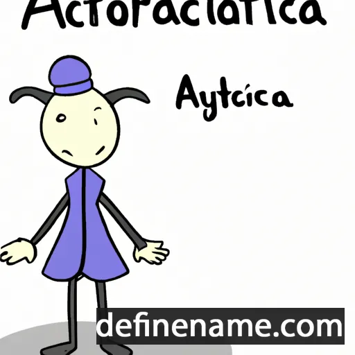 cartoon of the name Anactoria