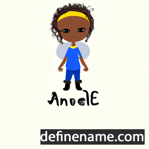 cartoon of the name Anaël