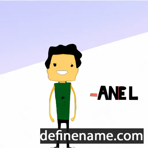 cartoon of the name Anael