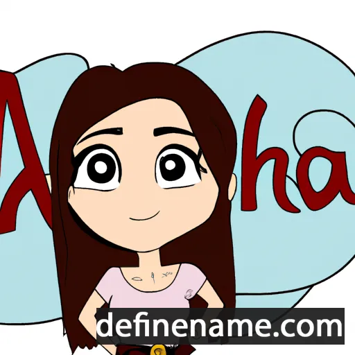 Anahí cartoon