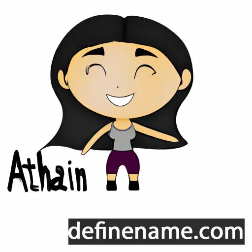 cartoon of the name Anahi