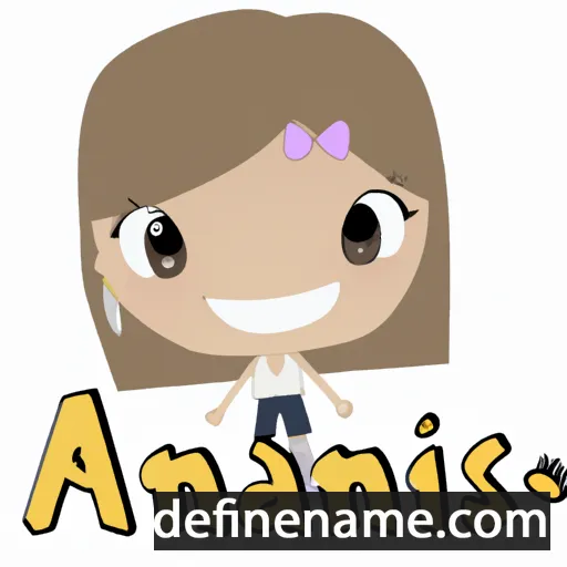 cartoon of the name Anahis