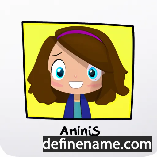 cartoon of the name Anais