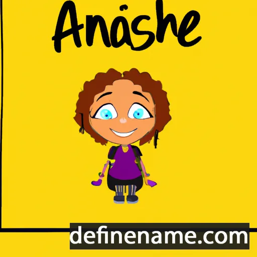 cartoon of the name Anaishe