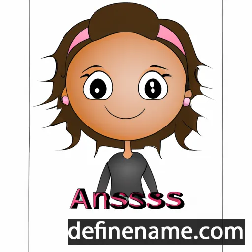 cartoon of the name Anaissa