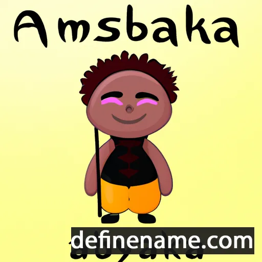 cartoon of the name Anaksibiya