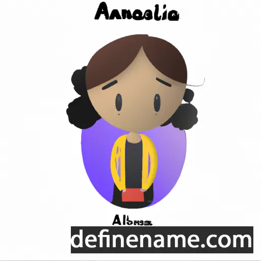 cartoon of the name Analisia