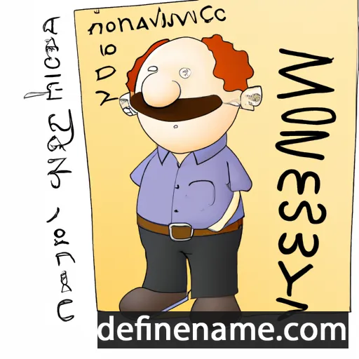 cartoon of the name Analyse