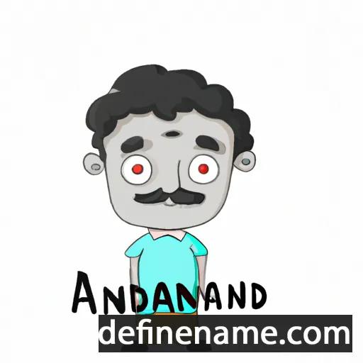 cartoon of the name Anandkumar